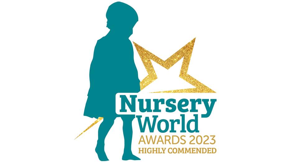 Nursery World Awards Highly commended logo 2023 centered 1